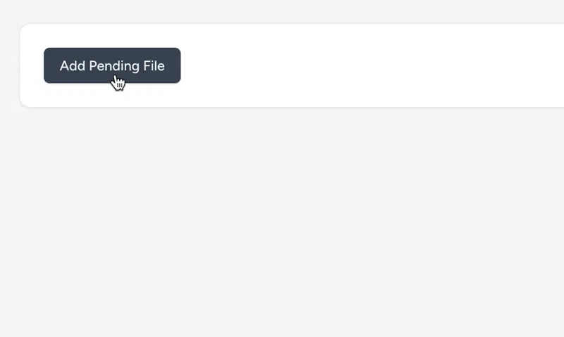 example of the final upload component