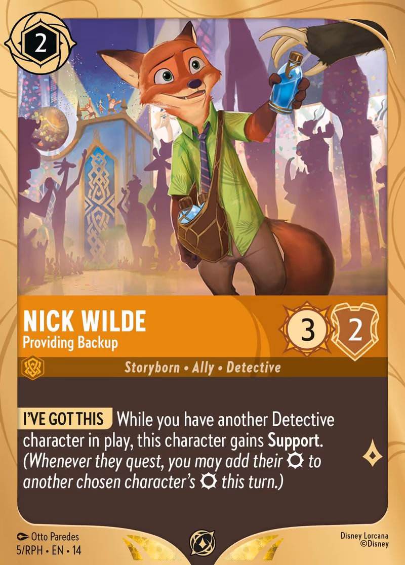 Nick Wilde – Providing Backup