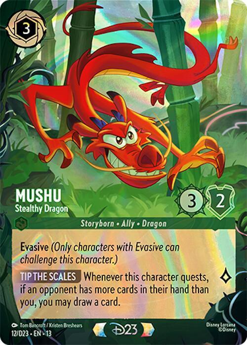 Mushu – Stealthy Dragon