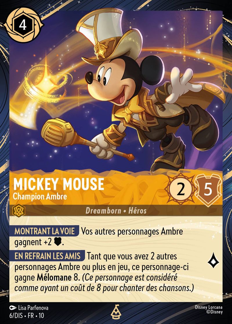 Mickey Mouse – Amber Champion